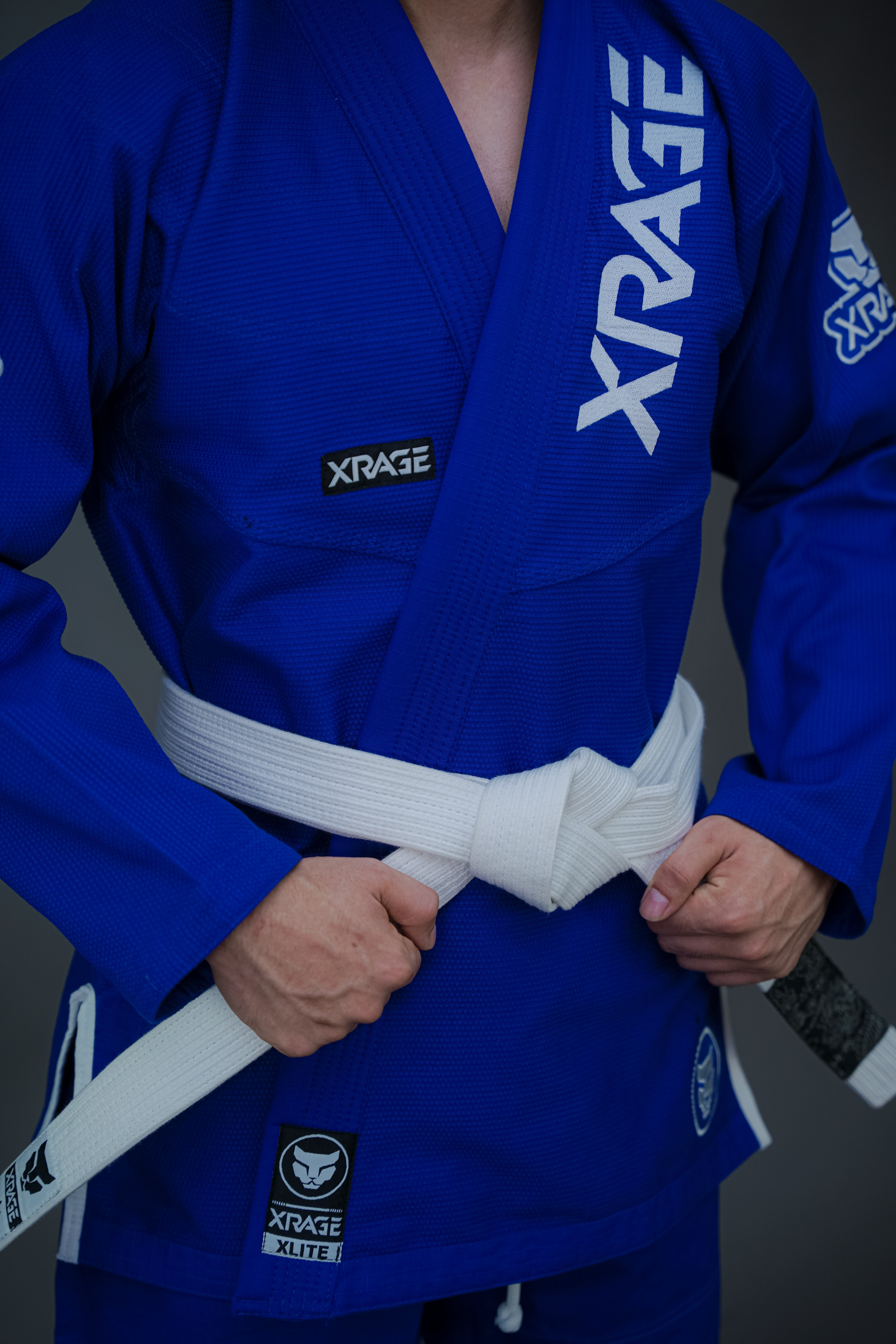 XRage Sports – Premium Men’s Jiu-Jitsu Gi (White Blue Edition)